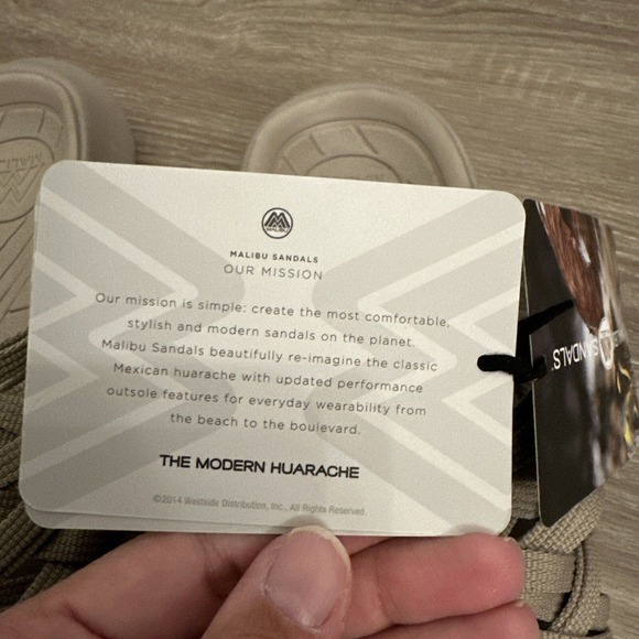 Malibu Sandals Zuma II Sand Sandal TDY Webbing Mens 9 New - Picture 5 of 9